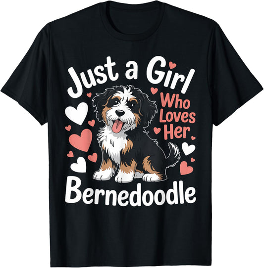 Bernedoodle Dad Funny Bernedoodle Mom Cute Bernedoodle Gift T-Shirt