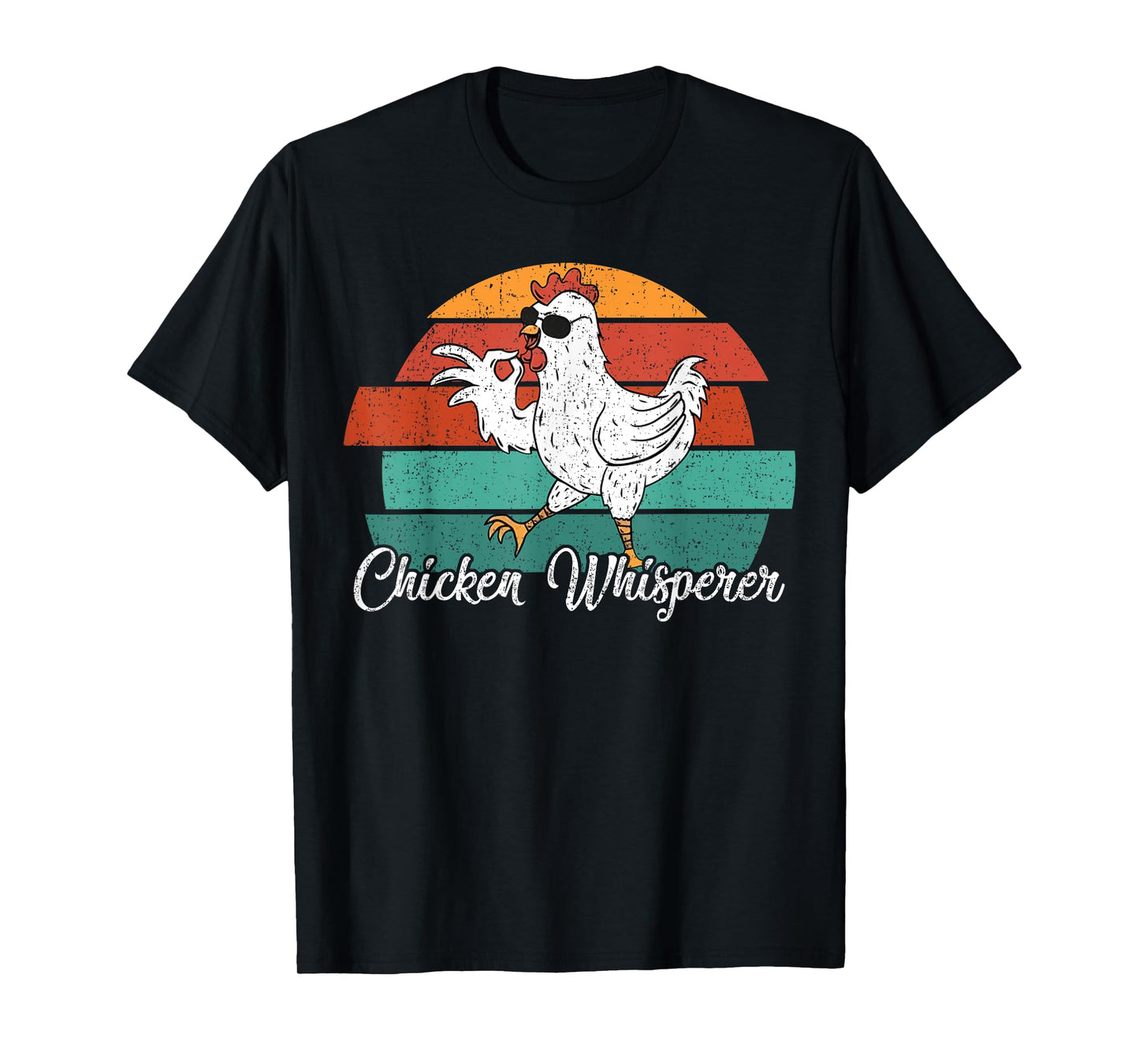 Chicken Whisperer Retro Chickens Lover Farming Farmer Gifts T-Shirt