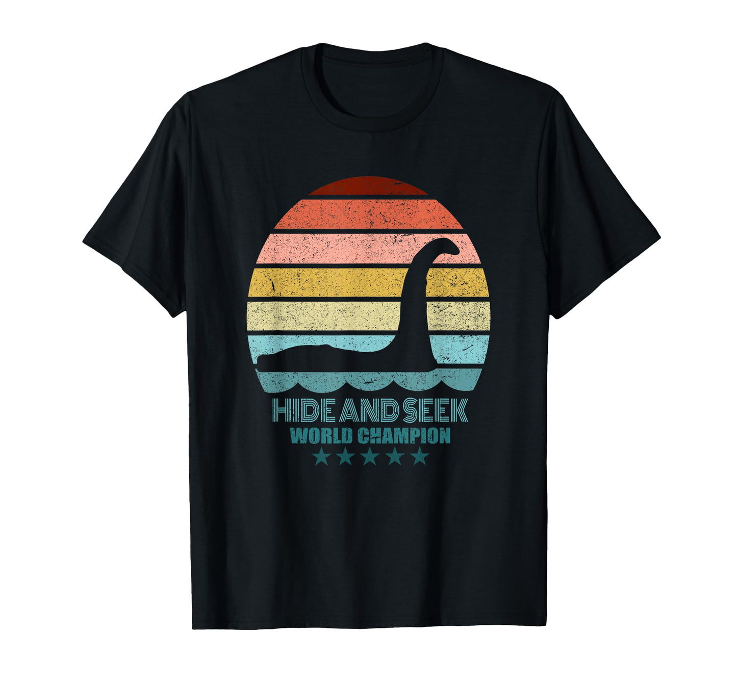 Nessie Hide And Seek Shirt - Lochness Monster Tshirt T-Shirt