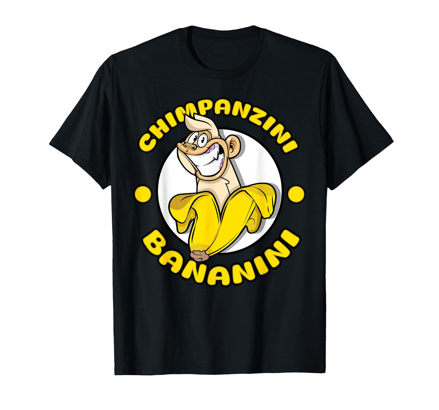 Funny Monkey Chimpanzini Bananini Italian Brainrot Meme T-Shirt