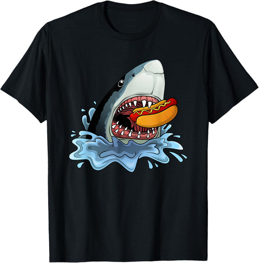 Cool Hot Dog Art For Men Women Kids Hotdog Lovers Hot Dog T-Shirt