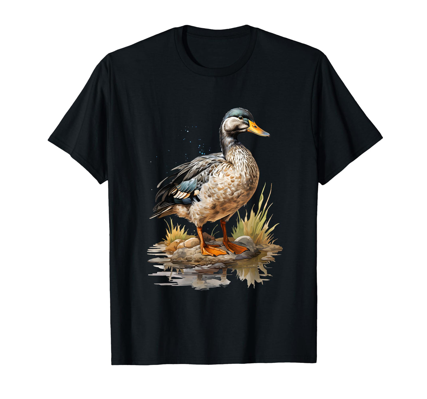 Mallard Duck Gift Realistic Nature Fleeting T-Shirt