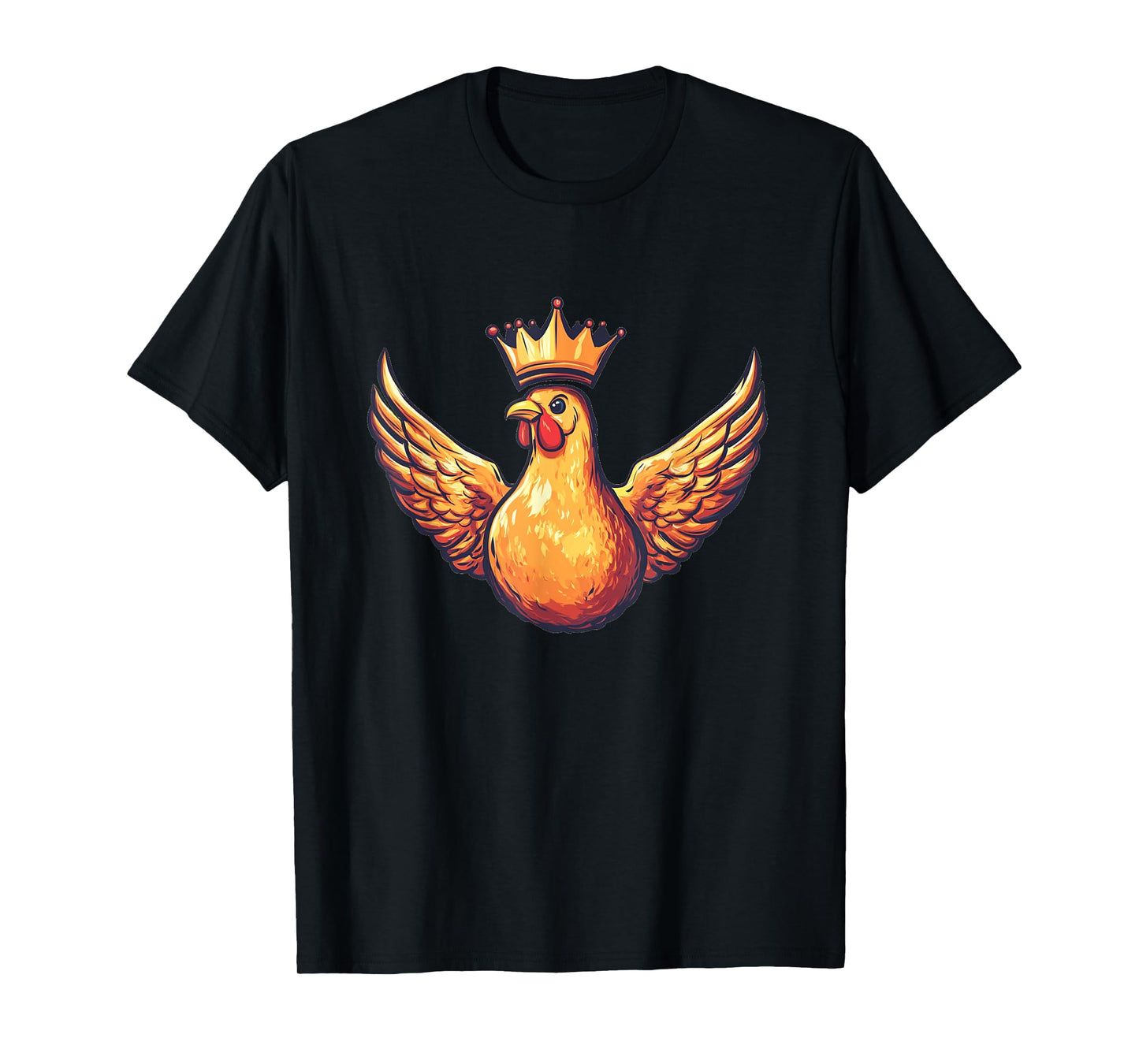 Funny Wings Costume for Chicken and King Lovers T-Shirt