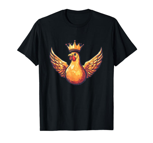 Funny Wings Costume for Chicken and King Lovers T-Shirt