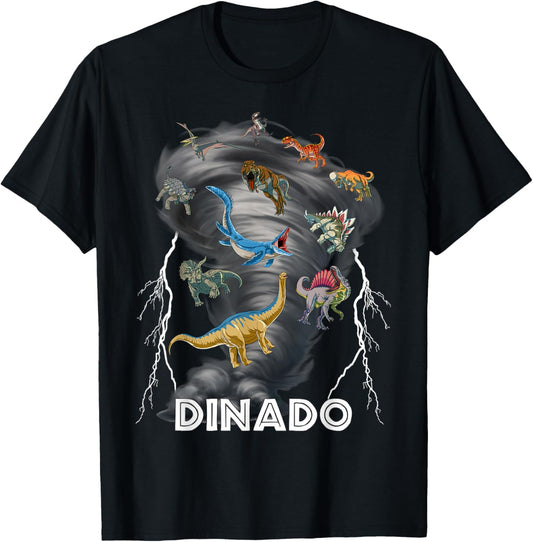 DINADO! Dinosaur Tornado T-Shirt