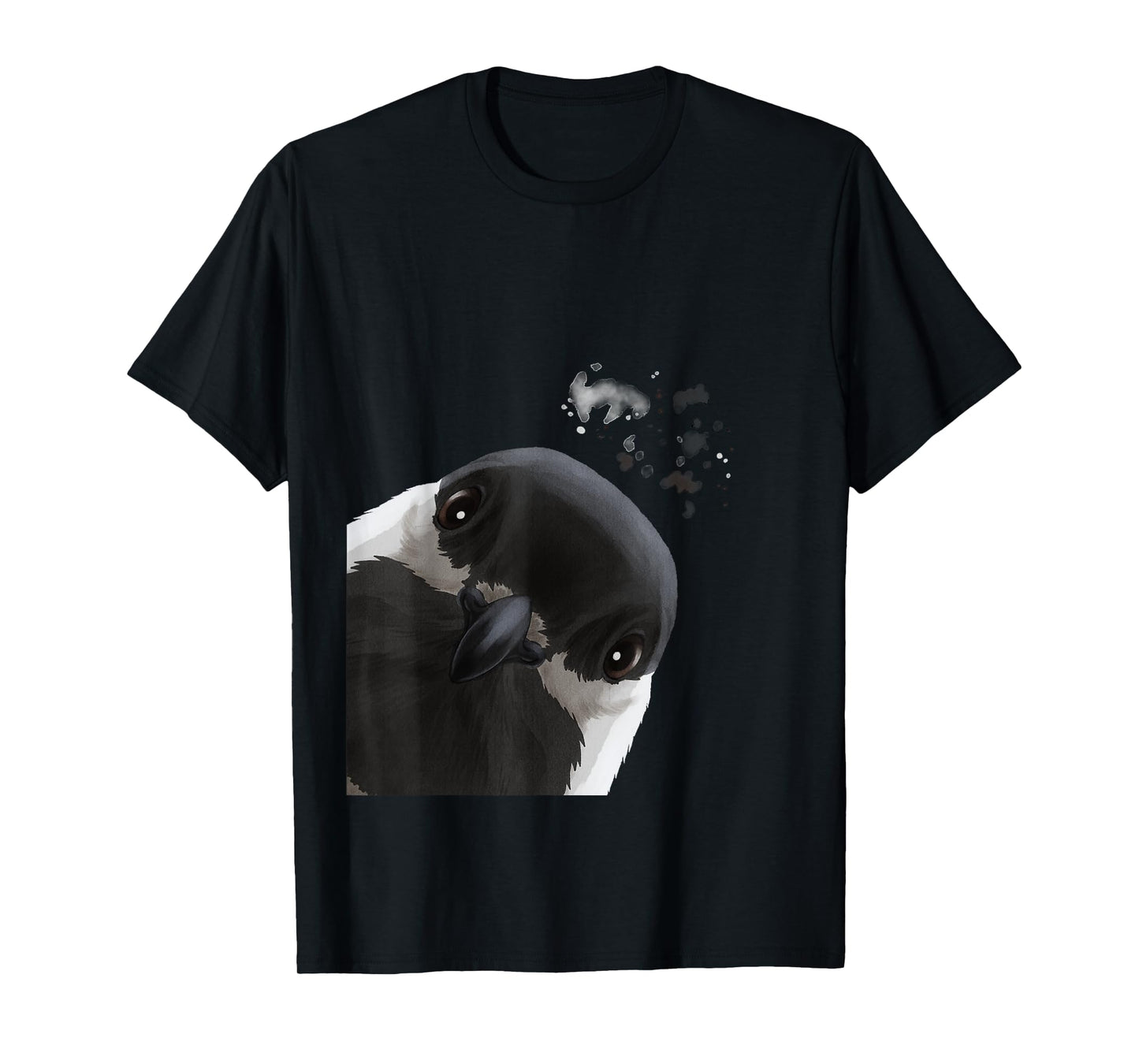 Funny Curious Chickadee Bird T-Shirt