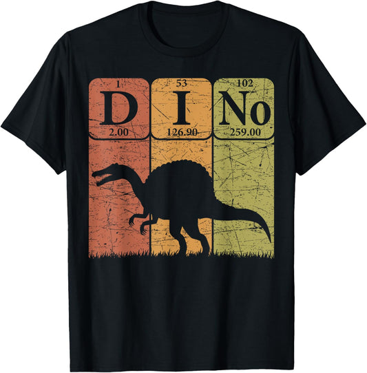 Dinosaur Periodic Table Elements Spinosaurus Paleontologist T-Shirt