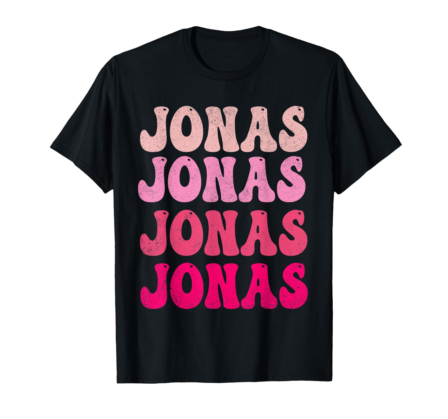 Groovy Jonas First Name Personalized I Love Jonas Tees Meme T-Shirt