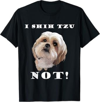 I Love My SHIH TZU Cute Shih Tzu Puppy Dog Lover T-Shirt for Men Women Girls Kids