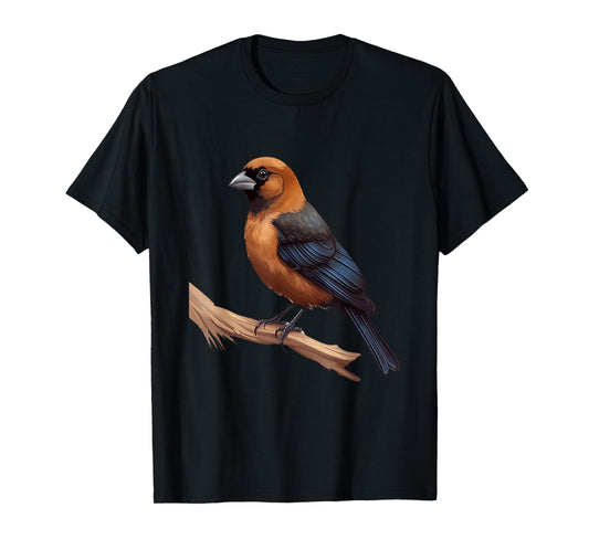 Brown headed cowbird lover illustration T-Shirt