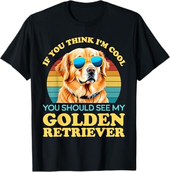 Golden Retriever Dog Men Women Kids T-Shirt