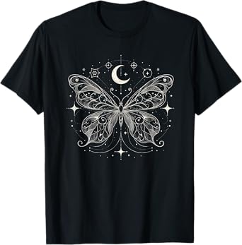 Celestial Butterfly Graphic Art Design For Women And Men T-Shirt