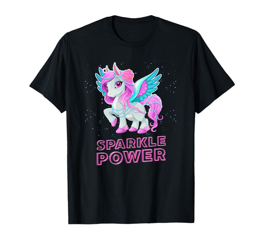 Cute Pegasus Adorable Girls Gift T-Shirt