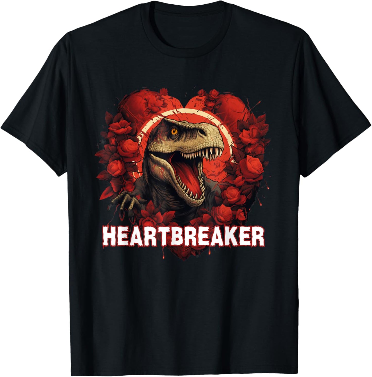 Dinosaur valentines day for men and women | Dino heart T-Shirt