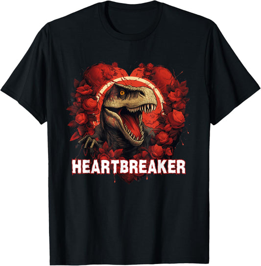 Dinosaur valentines day for men and women | Dino heart T-Shirt