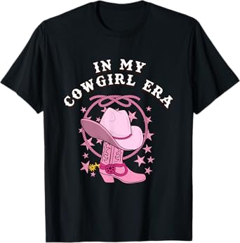 In My Cowgirl Era Retro Howdy Western Country Rodeo Cowgirl T-Shirt