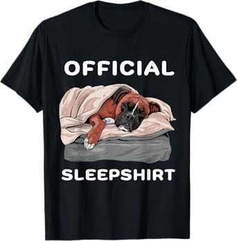 Boxer Dog Lover Official Sleepshirt Pyjamas T-Shirt