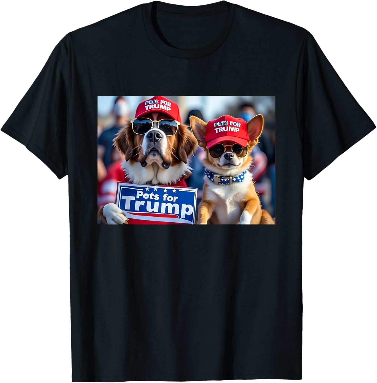 Donald Trump Make Dogs Safe Again Red Hat 2024 Debate Funny T-Shirt