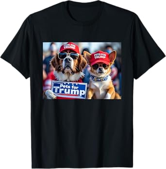 Donald Trump Make Dogs Safe Again Red Hat 2024 Debate Funny T-Shirt
