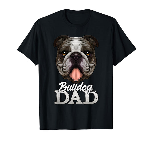 Dog Papa Shirt Bulldog Dad Gifts English Bulldog Gifts T-Shirt