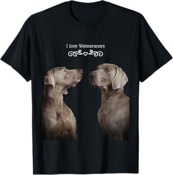 Weimaraner Dog T-Shirt for Men Women Kids