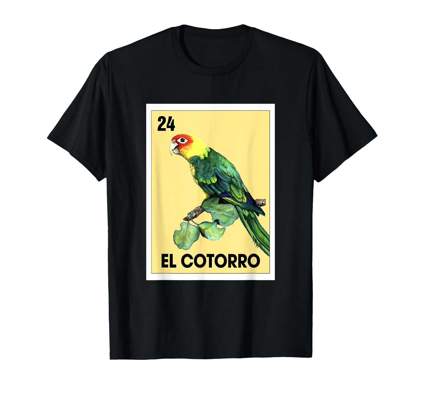 El Cotorro Mexican Bingo Card Game The Parrot Parakeet T-Shirt