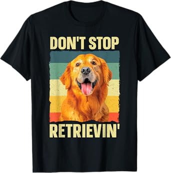 Golden Retriever Design For Men Women Golden Retriever Lover T-Shirt
