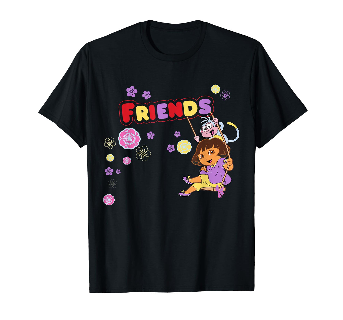 Dora the Explorer Boots the Monkey Friends Swing T-Shirt