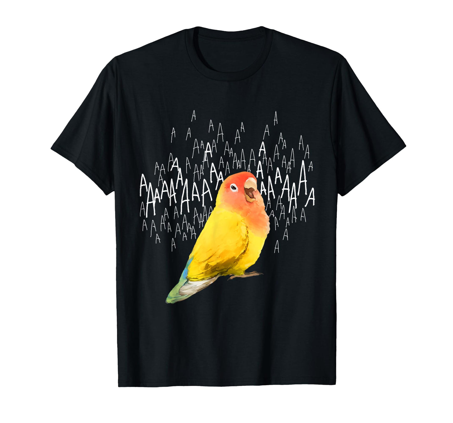 Screaming Lovebird (Yellow Peachfaced) T-Shirt