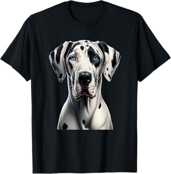Goofy Giant Adorable Large Gentle Dog Lover Great Dane T-Shirt for Men Women Kids