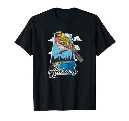 Retro Vintage Sweet Home Alabama Yellowhammer Souvenir T-Shirt