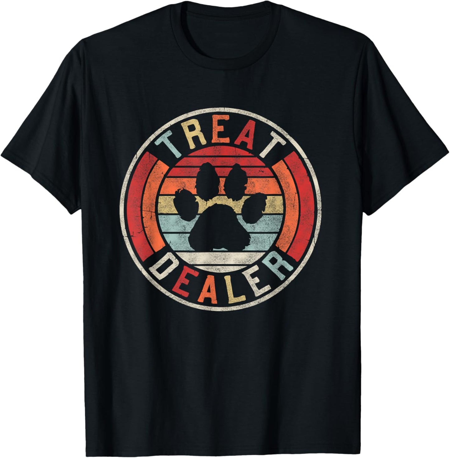 Treat Dealer Funny Dog Owner Humor Women Fur Mom Dog Lover T-Shirt