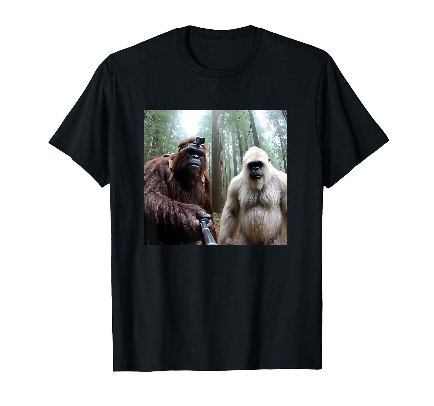 Bigfoot & Yeti Funny Sasquatch Bigfoot Vlogs for Hikers T-Shirt