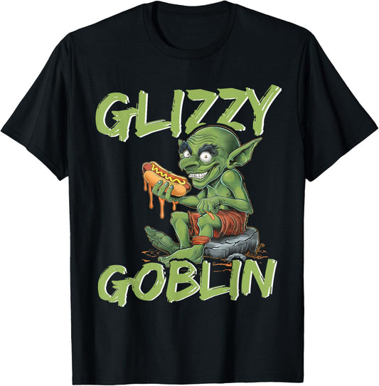 Glizzy Goblin Funny Glizzy Gobbler Hot Dog Lover T-Shirt