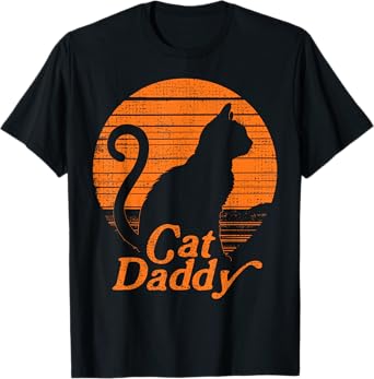 Mens Cat Daddy Funny Cat Lover - Cat Dad T-Shirt