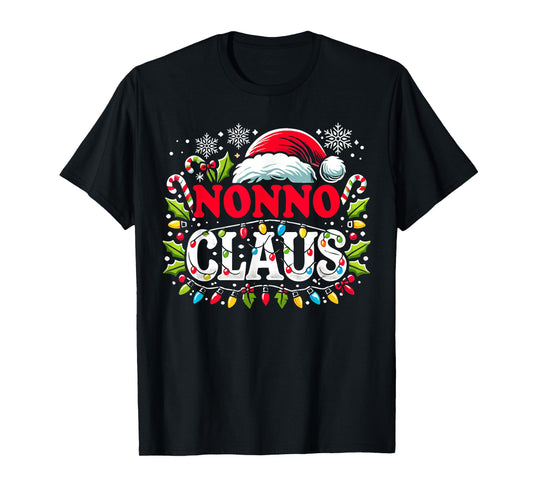 Nonno Claus Funny Christmas Santa Hat, Italian Grandpa Xmax T-Shirt