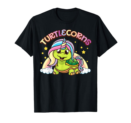 Turtlecorns Turtle Unicorn Cute, Adorable and Funny Design T-Shirt