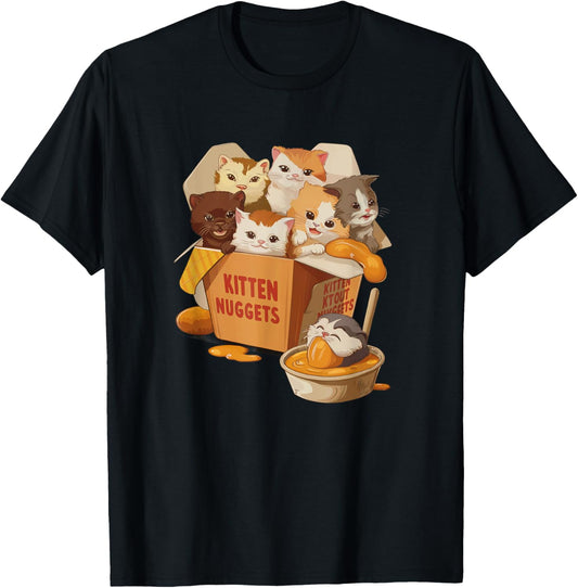 Kitten Nuggets Funny Cat Lover Pun T-Shirt