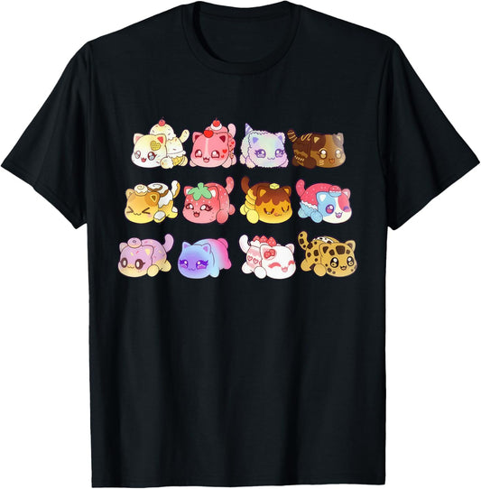 Meemeow Cats Plush T-Shirt