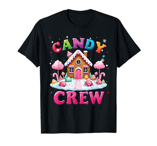 Candy Land Candy Crew Decorations Sweetie Candy Squad Xmas T-Shirt