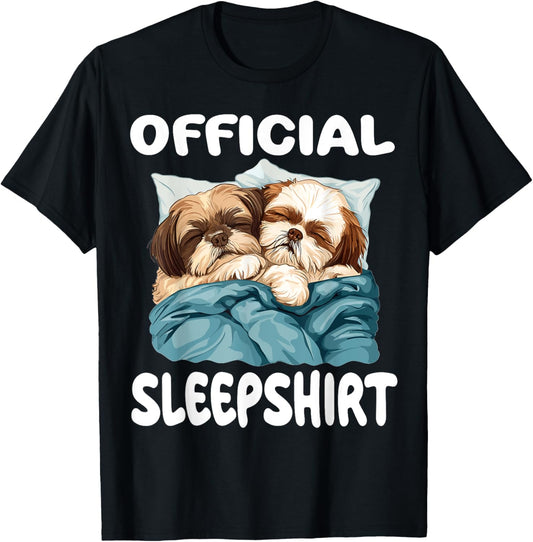 Shih Tzu Dog Official Sleepshirt Pajamas Nightgown T-Shirt