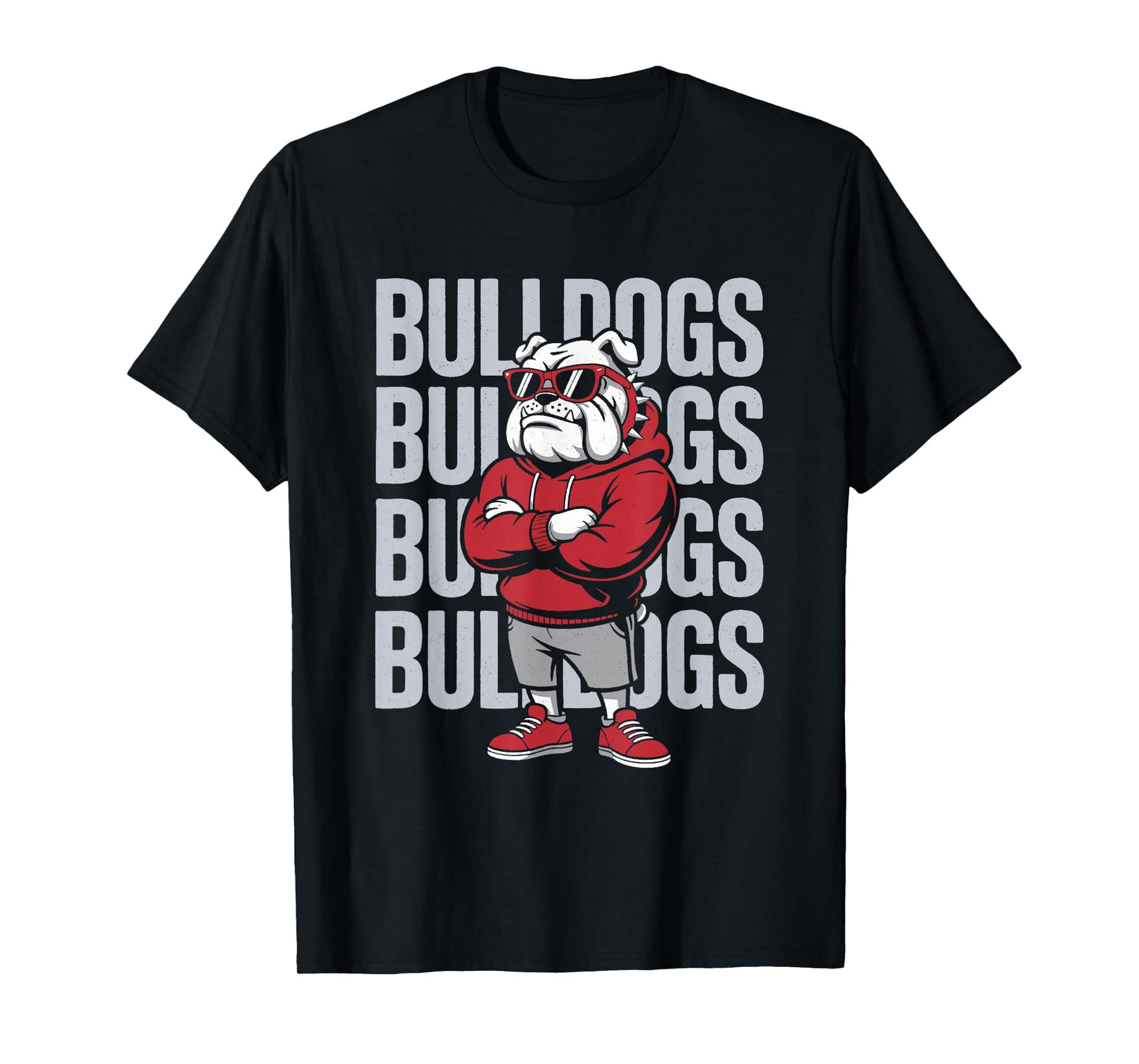 Retro Bulldogs Gift for Men Women Boys Girls Kids T-Shirt