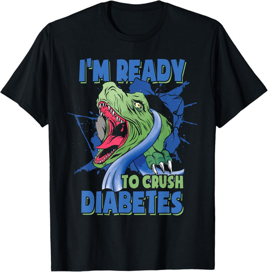 Diabetes Dinosaur T-Shirt