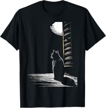 Cat Graphic Pet Illustration Cat T-Shirt