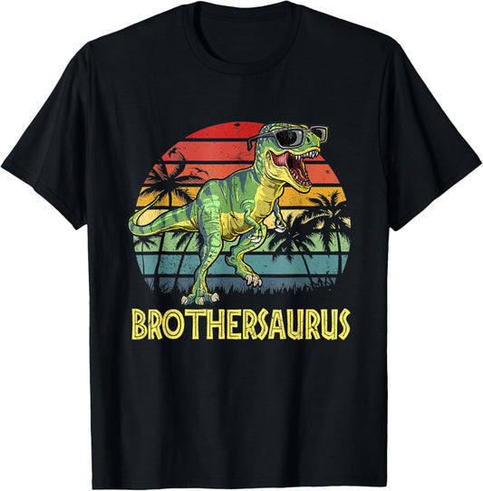 Brother Saurus Dinosaur Brother T Rex Dino Family Matching T-Shirt