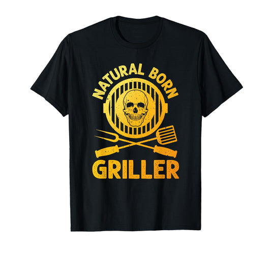 Funny BBQ Art for Men Women Grilling Meat Smoking Barbecue T-Shirt
