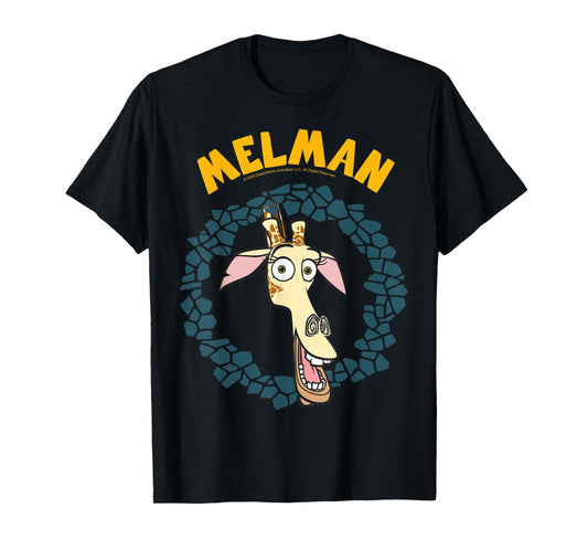 Madagascar Melman Large Circle Portrait T-Shirt