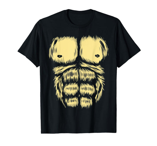 Gorilla Sixpack Halloween Kids Monkey Costume T-Shirt