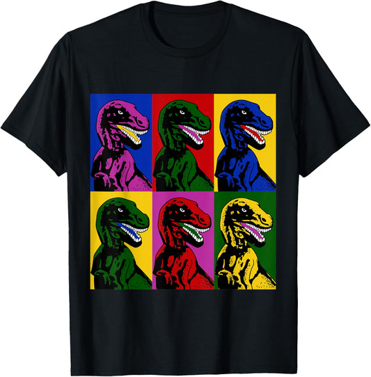 Dinosaur Pop Art T-Shirt | T-Rex Shirt T-Shirt