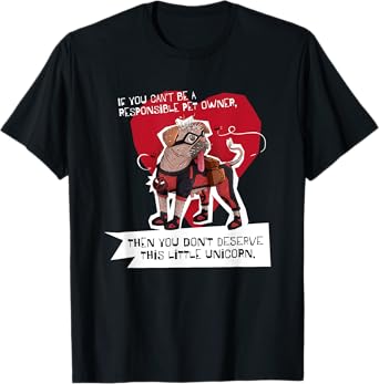 Marvel Deadpool & Wolverine Dogpool This Little Unicorn Logo T-Shirt